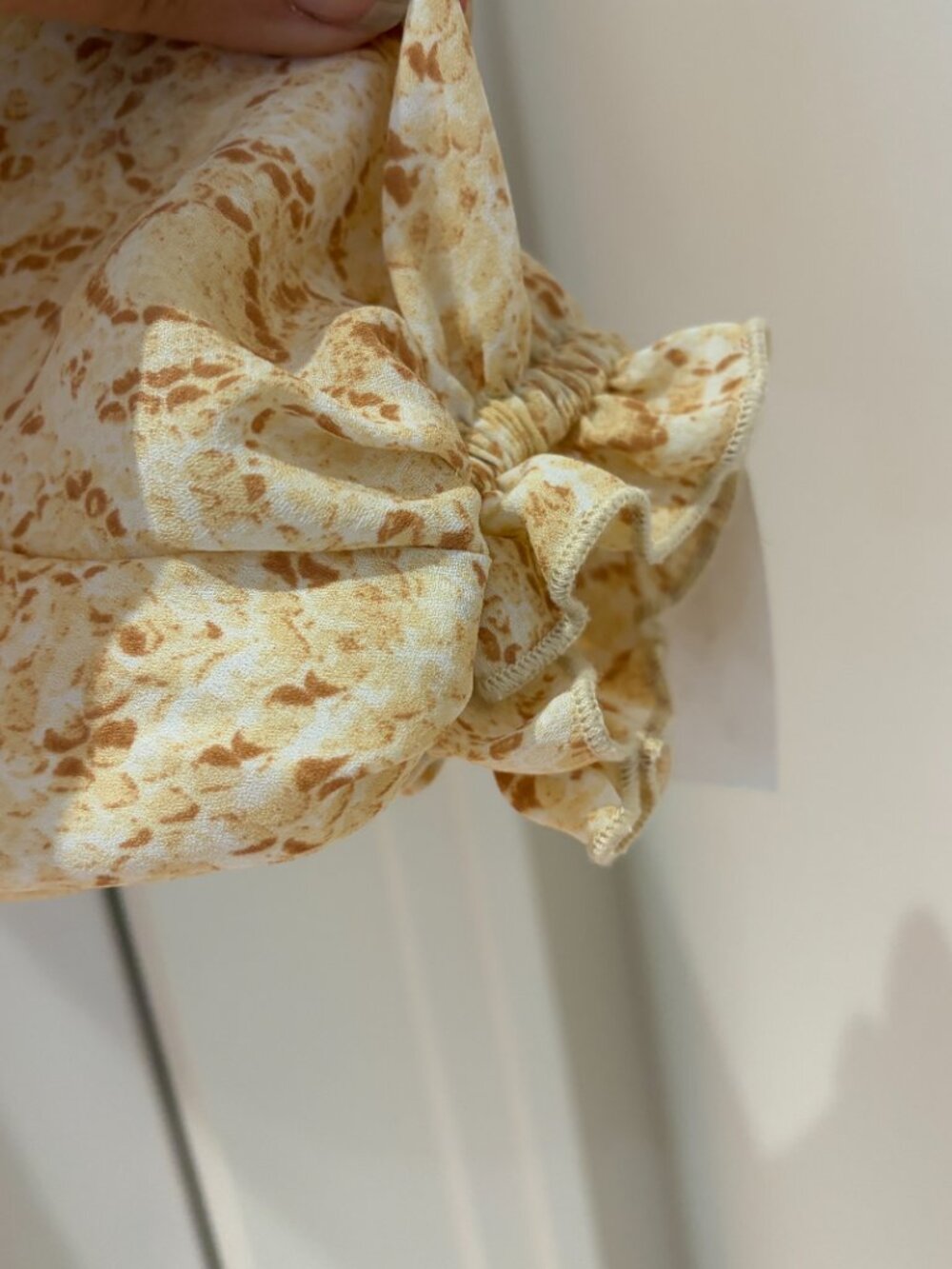 Show Me Your Mumu Birdie Mini Dress Size Small Mustard and White Desert Print - Picture 9 of 9
